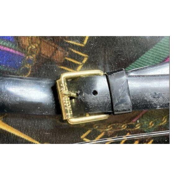 Women’s 9B Ralph Lauren Rossalyn II Rain Boots Equestrian Print Tall - Picture 2 of 5